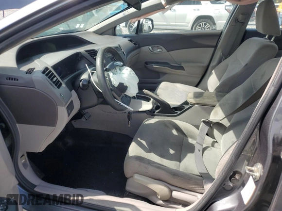 2012 Honda Civic LX z VIN 19XFB2F54CE379485, wystawiony jako Copart lot #60303675 z przebiegiem 156 462 mil mil oraz Czysty tytuł • Clean title. Historia ofert i sprzedaży dostępna na DreamBid. Obrazek 7.