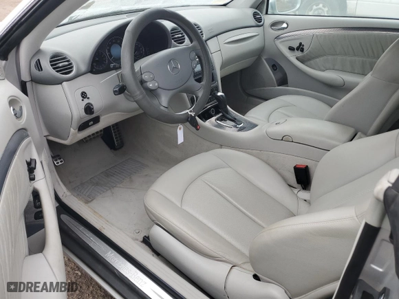 2003 Mercedes-Benz CLK-Class 3.2L with VIN WDBTJ65J33F051152, listed as a Copart auction lot 43031405 with 0 mi miles and Salvage Title. Bid and sale history available at carsss.com. Image 8.