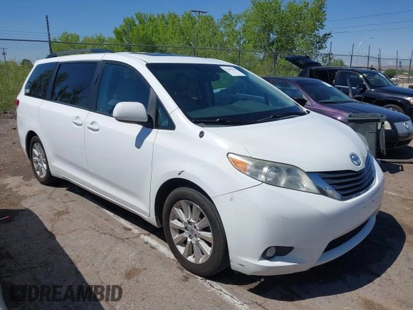 2011 Toyota Sienna XLE with VIN 5TDDK3DCXBS029961, listed as a IAAI auction lot 42228356 with 251,571 mi miles and . Bid and sale history available at DreamBid. Image 13.