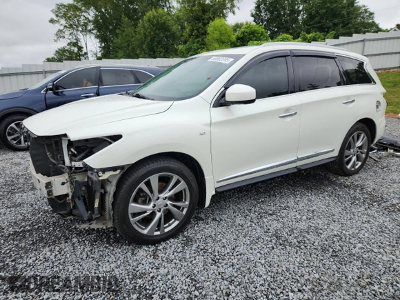 2015 Infiniti QX60 with VIN 5N1AL0MM9FC558652, listed as a Copart auction lot 56962205 with 129,883 mi miles and Salvage title. Bid and sale history available at DreamBid. Image 1.