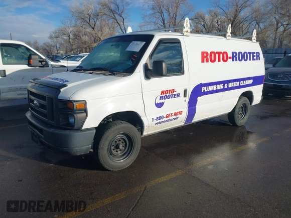 2014 Ford Econoline Cargo Commercial with VIN 1FTNE1EW0EDA07816, listed as a IAAI auction lot 41648077 with 183,501 mi miles and . Bid and sale history available at DreamBid. Image 17.