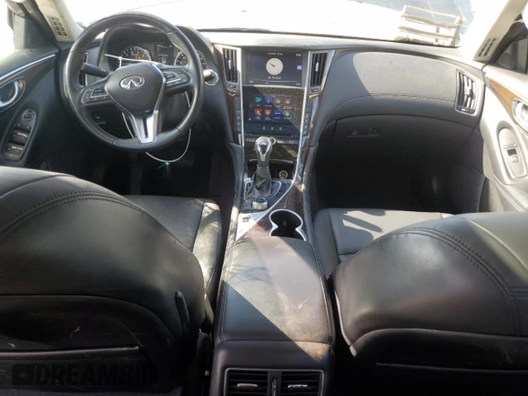 2019 Infiniti Q50 3.0t LUXE with VIN JN1EV7AP6KM519726, listed as a Copart auction lot 49436655 with 90,634 mi miles and Salvage Title. Bid and sale history available at carsss.com. Image 8.