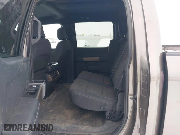 2023 Ford F-150 XL with VIN 1FTFW1E85PFA33757, listed as a IAAI auction lot 41266489 with 8,655 mi miles. Bid and sale history available at carsss.com. Image 8.