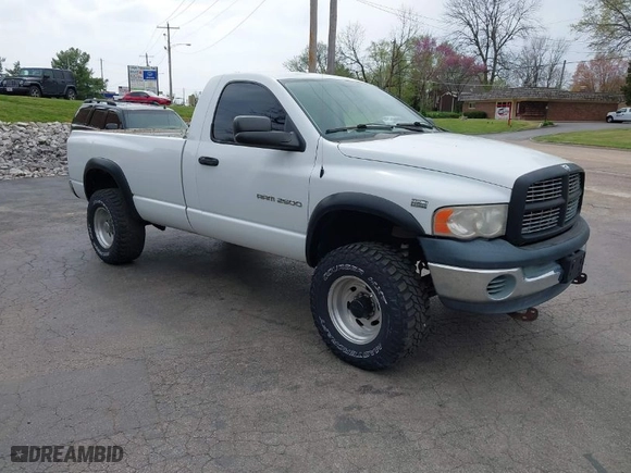 2003 Dodge Ram 2500 ST with VIN 3D7KU26DX3G717885, listed as a IAAI auction lot 42044011 with 149,752 mi miles. Bid and sale history available at carsss.com. Image 1.