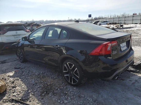 2017 Volvo S60 Dynamic with VIN YV126MFL9H2437845, listed as a Copart auction lot 89386715 with 0 mi miles and Salvage Title. Bid and sale history available at carsss.com. Image 2.