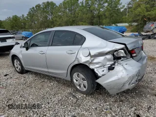 2013 Honda Civic LX with VIN 19XFB2F56DE097530, listed as a Copart auction lot 50644965 with 86,537 mi miles and Clean Title. Bid and sale history available at DreamBid. Image 2.