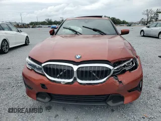2021 BMW 3 Series 330i with VIN 3MW5R1J07M8C05310, listed as a Copart auction lot 51802115 with 54,399 mi miles and Salvage Title. Bid and sale history available at carsss.com. Image 5.