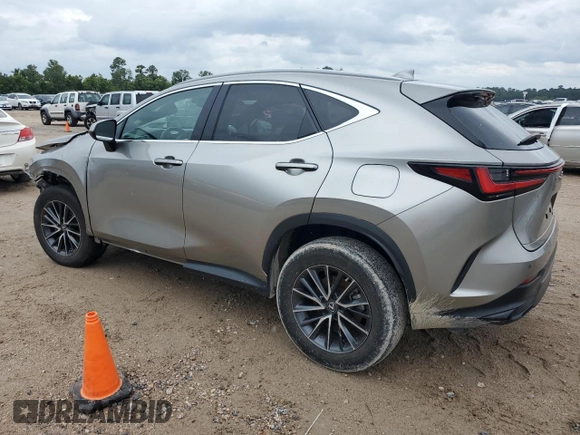 2023 Lexus NX with VIN 2T2GGCEZ9PC021752, listed as a Copart auction lot 60067934 with 8,967 mi miles and Salvage Title. Bid and sale history available at carsss.com. Image 2.