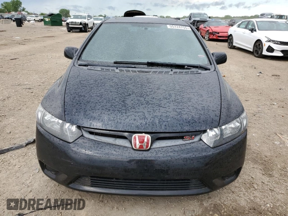 2007 Honda Civic Si with VIN 2HGFG21577H705283, listed as a Copart auction lot 55724755 with 150,456 mi miles and Clean Title. Bid and sale history available at DreamBid. Image 5.