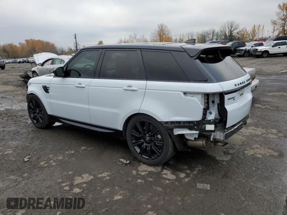 2020 Land Rover Range Rover Sport with VIN SALWR2SU7LA723749, listed as a Copart auction lot 82608284 with 30,392 mi miles and Salvage Title. Bid and sale history available at DreamBid. Image 2.