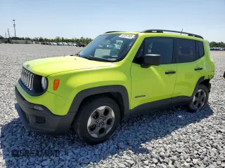 2017 Jeep Renegade Sport z VIN ZACCJAAB6HPF31080, wystawiony jako Copart lot #52287105 z przebiegiem 81 907 mil mil oraz Szkoda całkowita • Salvage title. Historia ofert i sprzedaży dostępna na DreamBid. Obrazek 1.