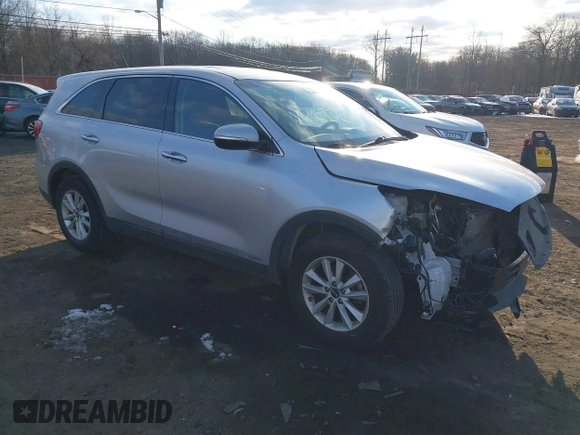 2020 Kia Sorento LX with VIN 5XYPGDA39LG648252, listed as a IAAI auction lot 41415625 with 56,330 mi miles. Bid and sale history available at carsss.com. Image 1.
