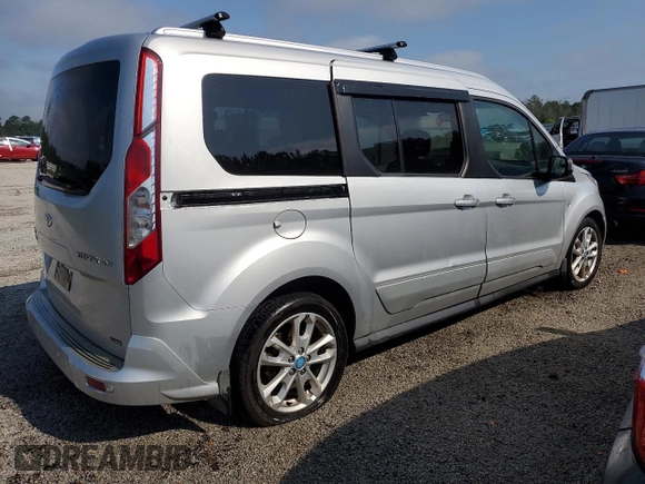 2015 Ford Transit Connect Wagon Titanium with VIN NM0GE9G77F1202471, listed as a Copart auction lot 66541324 with 223,089 mi miles and Salvage Title. Bid and sale history available at carsss.com. Image 3.