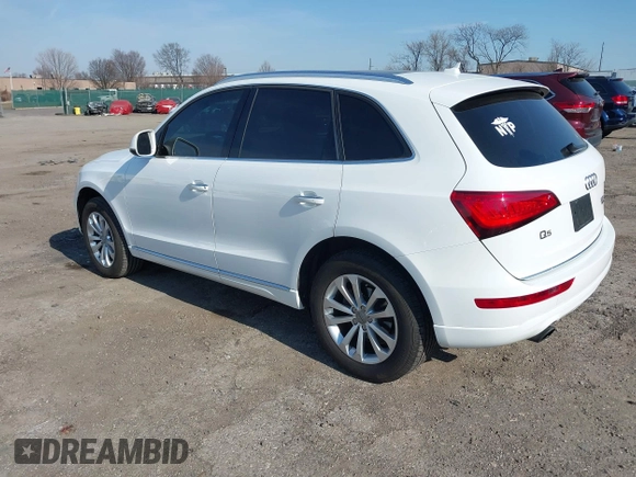 2016 Audi Q5 Premium with VIN WA1C2AFP1GA124679, listed as a IAAI auction lot 41775443 with 88,546 mi miles and . Bid and sale history available at DreamBid. Image 3.