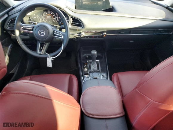 2022 Mazda CX-30 2.5 S Carbon Edition with VIN 3MVDMBCL6NM450598, listed as a Copart auction lot 80052814 with 15,344 mi miles and Salvage Title. Bid and sale history available at carsss.com. Image 8.
