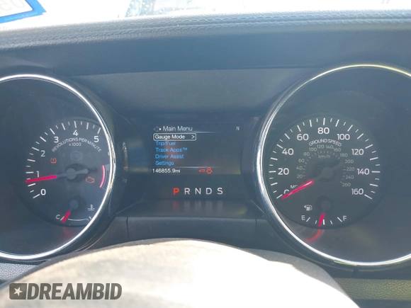 2017 Ford Mustang V6 with VIN 1FA6P8AM2H5235185, listed as a IAAI auction lot 41650785 with 146,855 mi miles and . Bid and sale history available at carsss.com. Image 7.