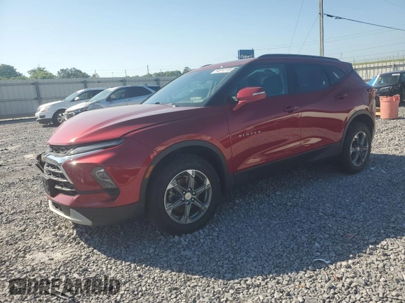 2023 Chevrolet Blazer LT с VIN 3GNKBJRS0PS231407, выставлен на аукционе Copart как лот 54514115 с пробегом 78 132 миль миль и Списание • Salvage title. История ставок и продаж доступна на DreamBid. Изображение 1.