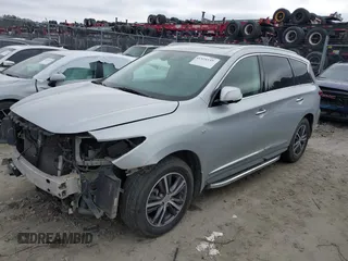2017 Infiniti QX60 with VIN 5N1DL0MN8HC561115, listed as a IAAI auction lot 41524335 with 154,245 mi miles. Bid and sale history available at carsss.com. Image 17.