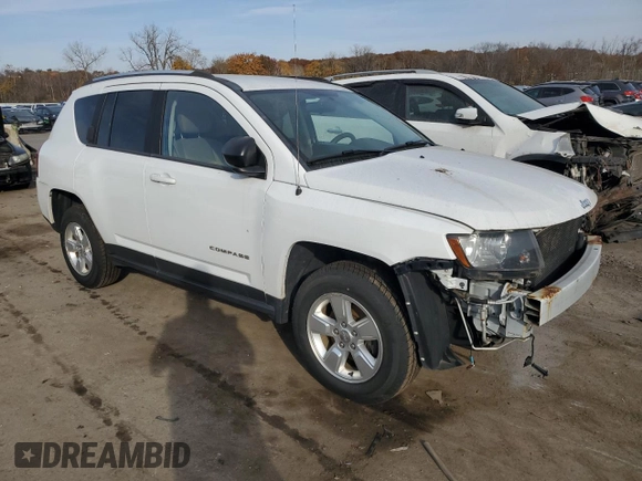 2014 Jeep Compass Altitude with VIN 1C4NJCBA5ED749760, listed as a Copart auction lot 58363764 with 113,120 mi miles and Salvage Title. Bid and sale history available at carsss.com. Image 4.