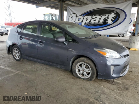 2014 Toyota Prius Four with VIN JTDKN3DU4E0361103, listed as a Copart auction lot 64854555 with 102,715 mi miles and Salvage title. Bid and sale history available at DreamBid. Image 4.