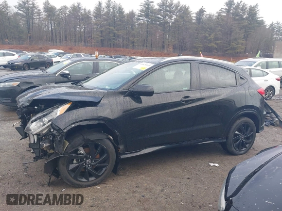 2022 Honda HR-V Sport with VIN 3CZRU6H19NM756131, listed as a IAAI auction lot 41620820 with 26,227 mi miles. Bid and sale history available at carsss.com. Image 15.