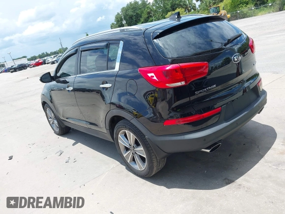 2014 Kia Sportage SX with VIN KNDPC3A66E7585269, listed as a IAAI auction lot 42423325 with 173,517 mi miles and . Bid and sale history available at DreamBid. Image 3.