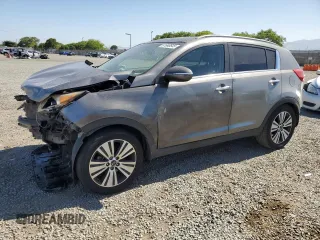 2016 Kia Sportage EX with VIN KNDPC3AC2G7816368, listed as a Copart auction lot 57690545 with 259,128 mi miles and Salvage title. Bid and sale history available at DreamBid. Image 1.