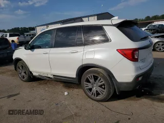 2021 Honda Passport EX-L with VIN 5FNYF7H52MB005038, listed as a Copart auction lot 53276325 with 50,755 mi miles and Salvage Title. Bid and sale history available at DreamBid. Image 2.