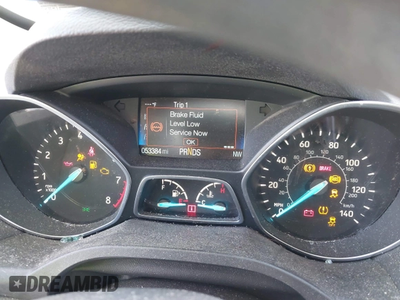 2018 Ford Escape S with VIN 1FMCU0F78JUC83887, listed as a IAAI auction lot 41614308 with 53,384 mi miles and . Bid and sale history available at DreamBid. Image 7.