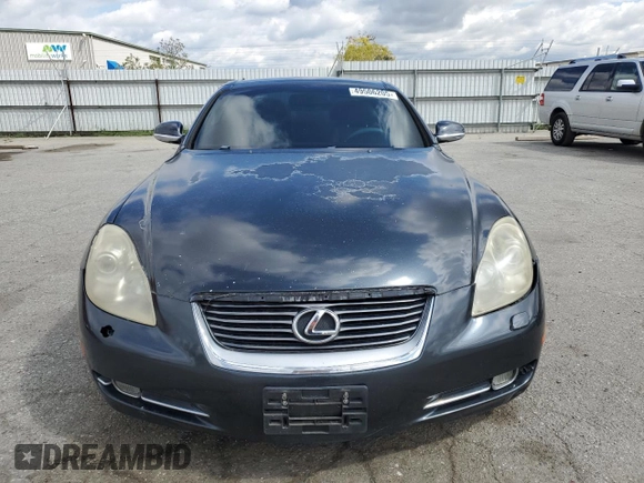 2006 Lexus SC 430 с VIN JTHFN48Y069004677, выставлен на аукционе Copart как лот 49506205 с пробегом 136 071 миль миль и Списание • Salvage title. История ставок и продаж доступна на DreamBid. Изображение 5.