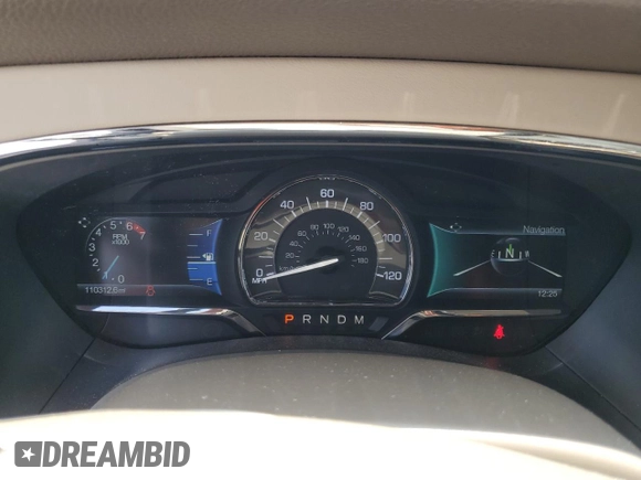 2016 Lincoln Navigator Select with VIN 5LMJJ3HT4GEL10143, listed as a Copart auction lot 63741415 with 110,312 mi miles and Salvage title. Bid and sale history available at DreamBid. Image 9.