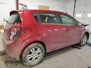 2016 Chevrolet Sonic LT with VIN 1G1JC6SG0G4177586, listed as a Copart auction lot 48156205 with 222,063 mi miles and Salvage Title. Bid and sale history available at carsss.com. Image 3.