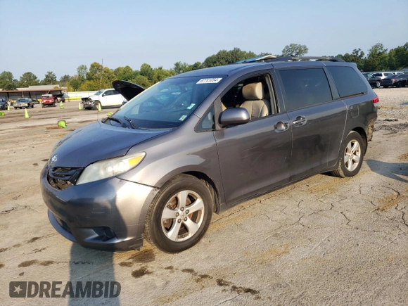 2011 Toyota Sienna LE AAS с VIN 5TDKK3DC5BS116741, выставлен на аукционе Copart как лот 43147955 с пробегом 212 663 миль миль и Списание • Salvage title. История ставок и продаж доступна на DreamBid. Изображение 1.