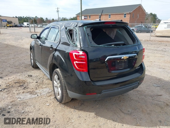 2016 Chevrolet Equinox LS with VIN 2GNALBEK7G6132134, listed as a IAAI auction lot 41719542 with 69,201 mi miles and . Bid and sale history available at carsss.com. Image 3.