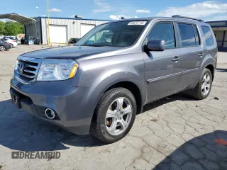 2015 Honda Pilot EX-L z VIN 5FNYF4H77FB063195, wystawiony jako Copart lot #54672715 z przebiegiem 137 646 mil mil oraz Czysty tytuł • Clean title. Historia ofert i sprzedaży dostępna na DreamBid. Obrazek 1.