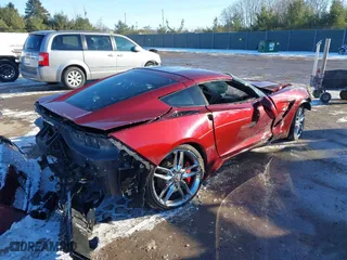 2017 Chevrolet Corvette Z51 2LT with VIN 1G1YK2D71H5102950, listed as a IAAI auction lot 41309394 with 48,593 mi miles. Bid and sale history available at carsss.com. Image 4.