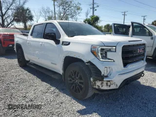 2021 GMC Sierra 1500 Elevation with VIN 3GTU9CED2MG481021, listed as a Copart auction lot 43946165 with 39,820 mi miles and Salvage Title. Bid and sale history available at DreamBid. Image 4.