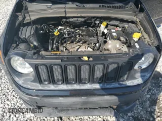 2017 Jeep Renegade Altitude with VIN ZACCJBBH6HPG29616, listed as a Copart auction lot 48911005 with 121,526 mi miles and Salvage title. Bid and sale history available at DreamBid. Image 12.