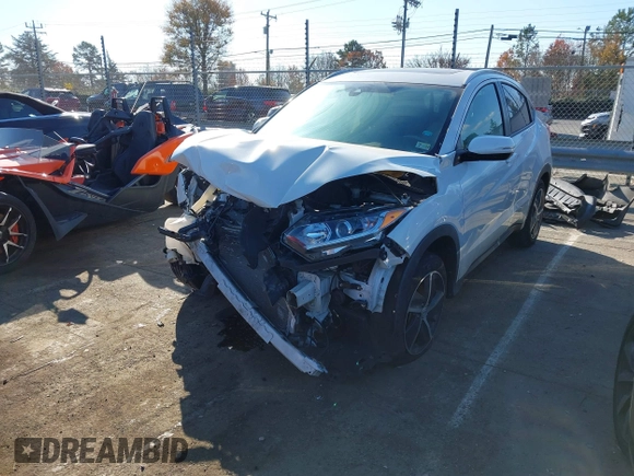 2021 Honda HR-V EX with VIN 3CZRU6H5XMM750887, listed as a IAAI auction lot 40983288 with 56,482 mi miles. Bid and sale history available at carsss.com. Image 17.