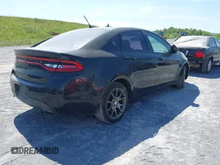 2014 Dodge Dart SXT with VIN 1C3CDFBB4ED868560, listed as a IAAI auction lot 41052009 with 116,476 mi miles. Bid and sale history available at carsss.com. Image 4.