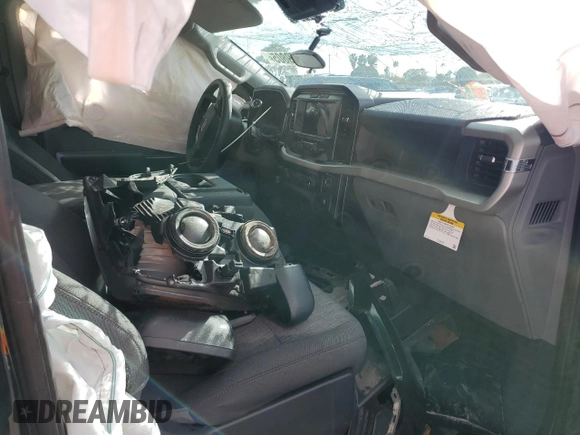 2022 Ford F-150 XL with VIN 1FTMF1E53NKD41365, listed as a Copart auction lot 49079805 with 26,412 mi miles and Salvage Title. Bid and sale history available at DreamBid. Image 8.