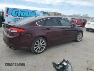 2017 Ford Fusion Titanium with VIN 3FA6P0D94HR345757, listed as a Copart auction lot 48789625 with 83,239 mi miles and Salvage title. Bid and sale history available at DreamBid. Image 3.
