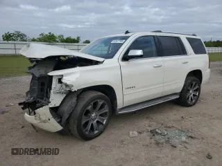 2015 Chevrolet Tahoe LTZ z VIN 1GNSCCKC2FR294537, wystawiony jako Copart lot #52627785 z przebiegiem 120 477 mil mil oraz Szkoda całkowita • Salvage title. Historia ofert i sprzedaży dostępna na DreamBid. Obrazek 1.