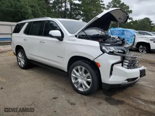 2021 Chevrolet Tahoe High Country with VIN 1GNSKTKLXMR264606, listed as a Copart auction lot 70308544 with 0 mi miles and Salvage Title. Bid and sale history available at carsss.com. Image 4.