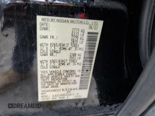 2012 Nissan Pathfinder LE z VIN 5N1AR1NB5CC632646, wystawiony jako Copart lot #51058235 z przebiegiem 157 147 mil mil oraz Szkoda całkowita • Salvage title. Historia ofert i sprzedaży dostępna na DreamBid. Obrazek 13.