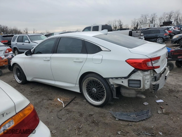 2019 Honda Accord Sedan LX 1.5T with VIN 1HGCV1F16KA084635, listed as a Copart auction lot 86974324 with 115,874 mi miles and Salvage Title. Bid and sale history available at carsss.com. Image 2.