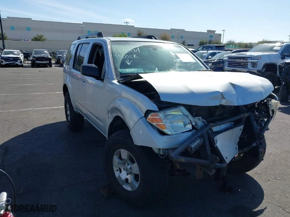 2012 Nissan Pathfinder SV with VIN 5N1AR1NB4CC620830, listed as a IAAI auction lot 41708052 with 1 mi miles. Bid and sale history available at carsss.com. Image 1.