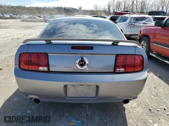 2006 Ford Mustang GT Deluxe with VIN 1ZVFT82H665257823, listed as a Copart auction lot 49920895 with 190,865 mi miles and Salvage Title. Bid and sale history available at carsss.com. Image 6.