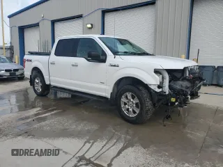 2015 Ford F-150 XLT with VIN 1FTEW1EPXFKD35425, listed as a Copart auction lot 56944155 with 137,610 mi miles and Salvage title. Bid and sale history available at DreamBid. Image 4.