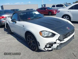 2019 FIAT 124 Spider Lusso with VIN JC1NFAEK0K0143034, listed as a IAAI auction lot 42259570 with 54,667 mi miles and . Bid and sale history available at DreamBid. Image 1.